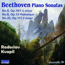Radoslav Kvapil: Beethoven: Piano Sons Moonlight. Appassionata & 2 More - CD
