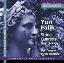 Taneyev Quartet: Yuri Falik: String Quartets 3.4.5.6 - CD