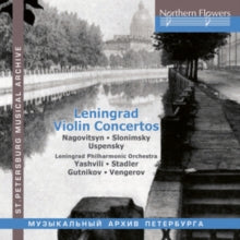 Leningrad Philharmonic / Gintaras Rinkevicius / Vladimir Ponkin / Alexander Dmitriev: Leningrad Violin Concertos Nagovitsyn / Slonimsky: Uspensky - CD