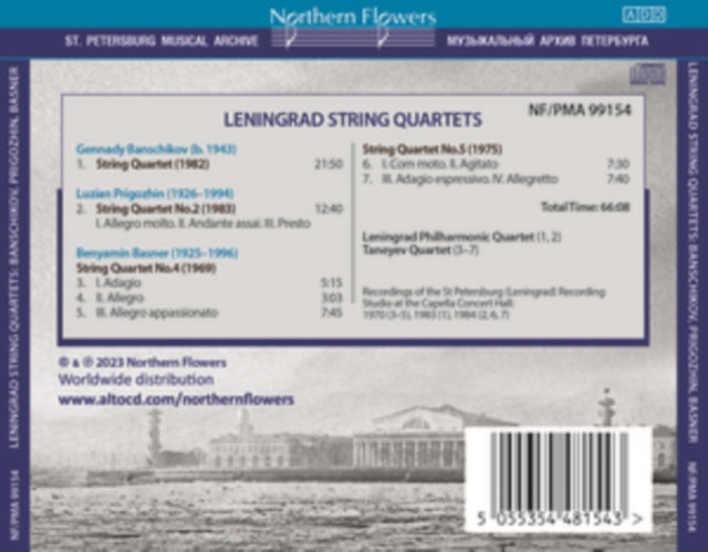 Gennady Banschikov: Leningrad String Quartets - CD