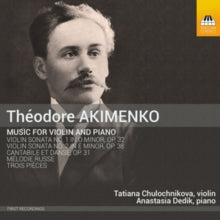 Chulochnikovadedik: Akimenkomusic For Violin Piano - CD