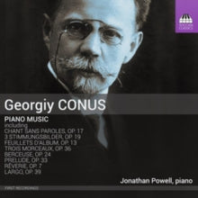 Jonathan Powell: Conus: Piano Music - CD