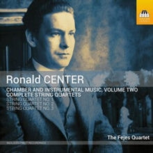 Fejes Quartet: Ronald Center: Chamber And Instrumental Music. Vol. 2 - CD