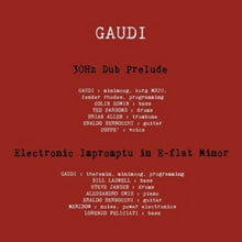 Gaudi: Gaudi (White Vinyl) - Vinyl