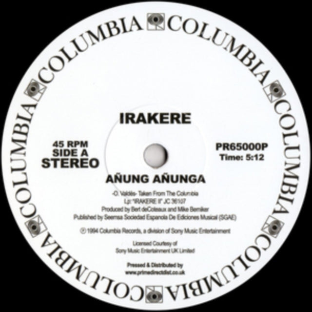 Irakere: Anung Anunga / Baila Mi Ritmo - Vinyl