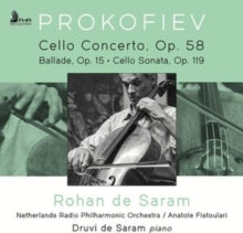 Rohan De Saram / Druvl De Saram / Netherlands Radio Philharmonic Orchestra / Anatole Fistoulari: Prokofiev: Cello Concerto. Op. 58 / Ballade For Cello & Piano - CD