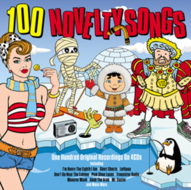 Various Artists: 100 Novelty Songs - CD