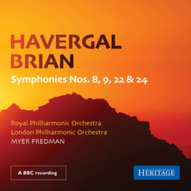 Rpo & Lpo / Myer Fredman: Havergal Brian: Symphonies 8. 9. 22. 24 - CD