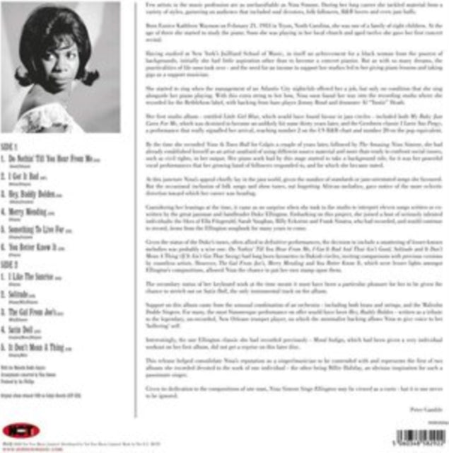 Nina Simone: Sings Duke Ellington (White Vinyl) - Vinyl