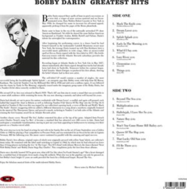 Bobby Darin: Greatest Hits (Red Vinyl) - Vinyl
