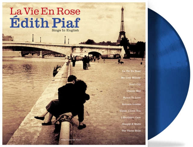 Édith Piaf: La Vie En Rose Edith Piaf Sings In English (Royal Blue Vinyl) - Vinyl