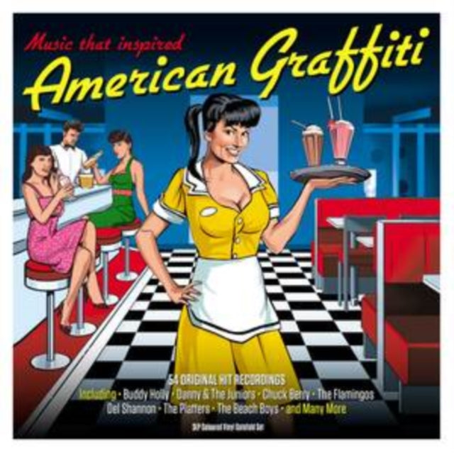 Various Artists: American Graffiti (Red/Blue/Yellow Vinyl) - Vinyl