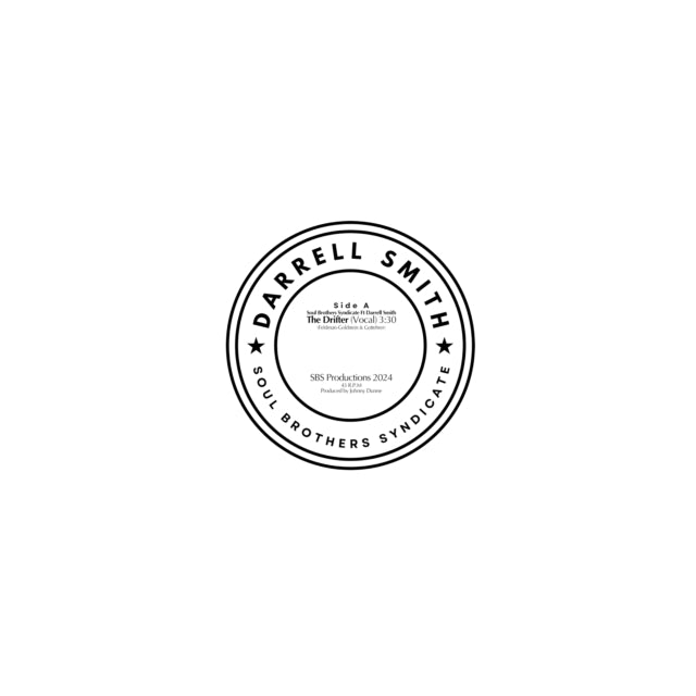 Soul Brothers Syndicate feat. Darrell Smith: The Drifter (Vocal) / The Drifter (Instrumental) - Vinyl
