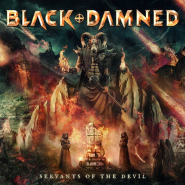 Black & Damned: Servants Of The Devil (Grey/Orange Vinyl) - Vinyl