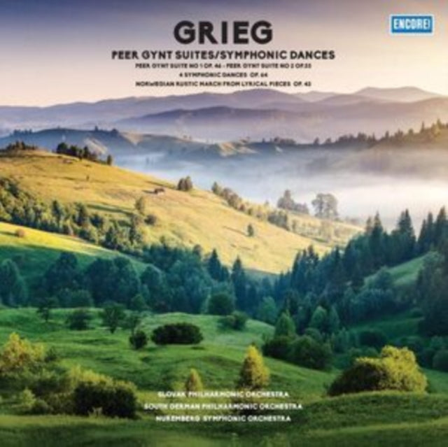 Slovak Philharmonic Orchestra - South German Philharmonic Orchestra: Grieg - Peer Gynt Suites. Symphonic Dances - Vinyl