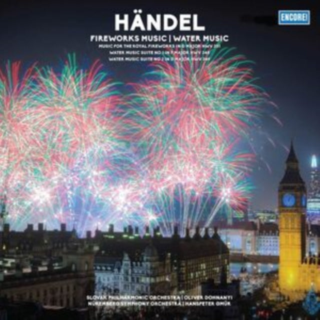 Slovak Philharmonic Orchestra - Nuremberg Symphony Orchestra: Handel - Fireworks Music. Water Music - Vinyl
