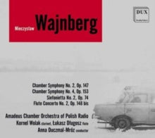 Lukasz Dlugosz / Amadeus Chamber Orchestra Of Polish Radio & Anna Duczmal-mroz: Weinberg: Chamber Symphonies Nos 2 & 4. Sinfonietta. Flute Concerto No.2 - CD