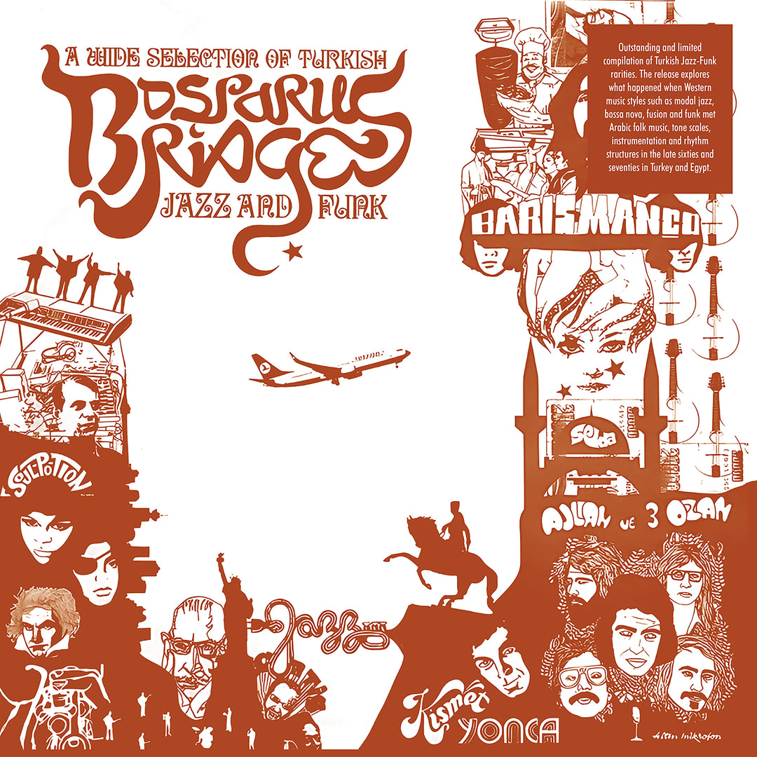 Various Artists: Bosporus Bridges - A Wide Selection Of Turkish Jazz And Funk 196 - Vinyl