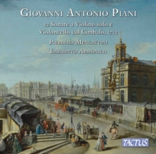 Various Artists: Giovanni Antonio Piani: 12 Sonate A Violino Solo E Violoncello Col Cimbalo Opera Prima / Parigi 1712 - CD
