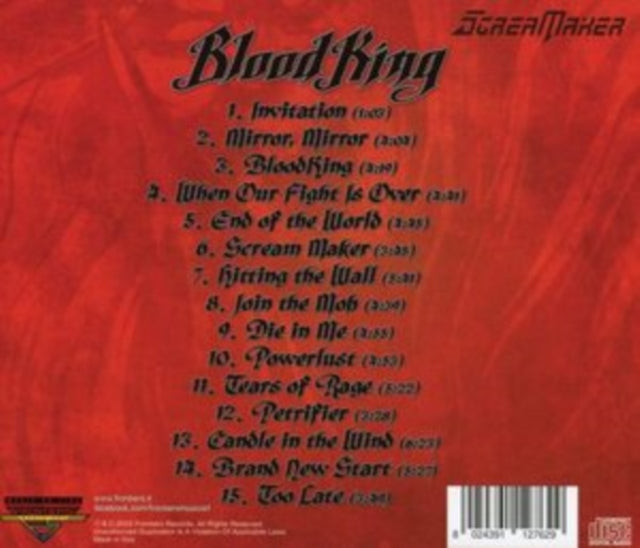 Scream Maker: Bloodking - CD