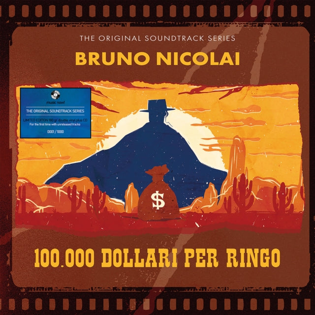 Bruno Nicolai: 100.000 Dollari Per Ringo - Original Soundtrack (Numbered Edition) (Trasparent Orange Vinyl) - Vinyl