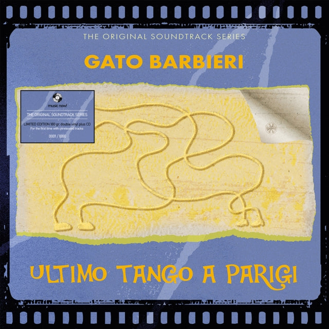 Gato Barbieri: Ultimo Tango A Parigi - Original Soundtrack (Numbered Edition) (Trasparent Blue Vinyl) - Vinyl