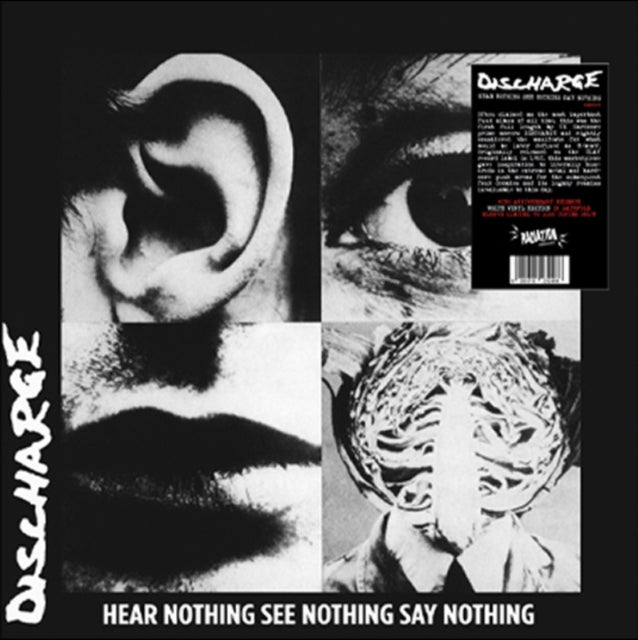 Discharge: Hear Nothing See Nothing Say Nothing (White Vinyl) - Vinyl