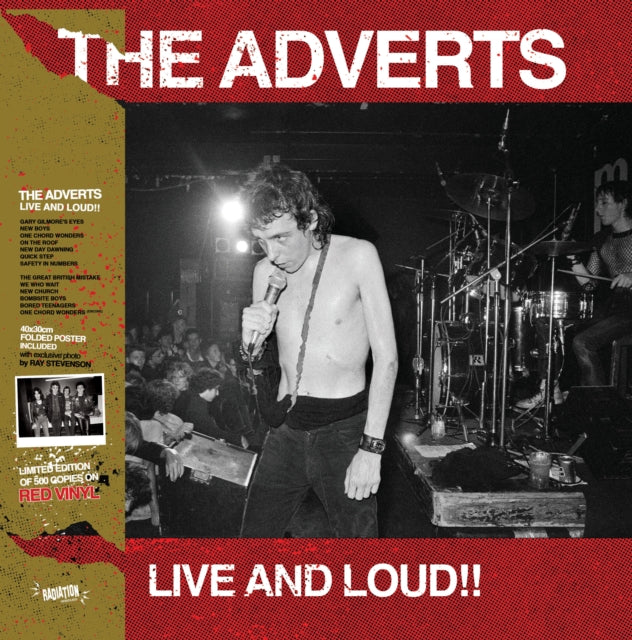 The Adverts: Live & Loud (Coloured Vinyl) - Vinyl