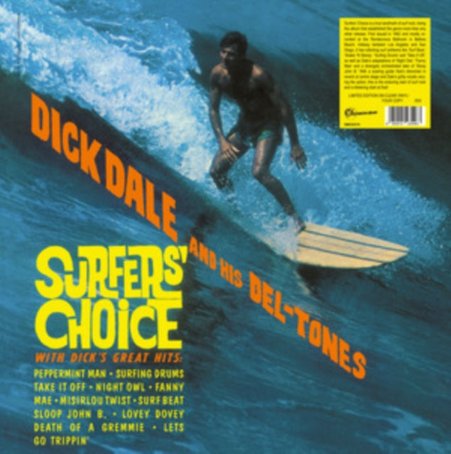 Dick Dale and His Del-Tones: Surfers Choice (Clear Vinyl) - Vinyl
