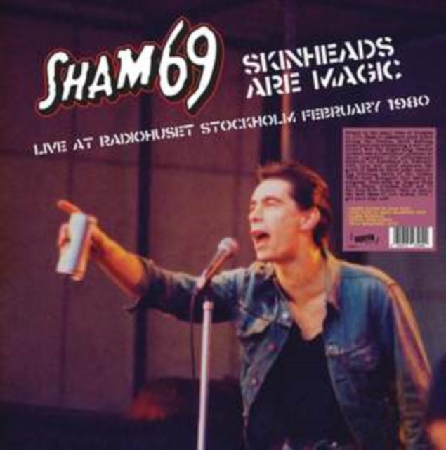 Sham 69: Skinheads Are Magic - Live In Stockholm 02/02/1980 (Red Marbled Vinyl) - Vinyl