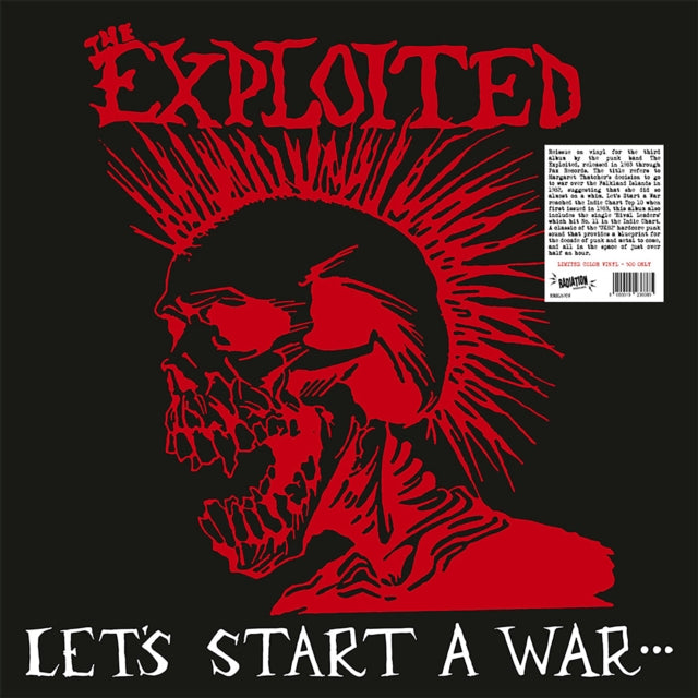 Exploited: Lets Start A War... ...Said Maggie One Day (Coloured Vinyl) - Vinyl
