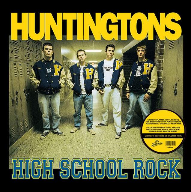 Huntingtons: High School Rock (Splatter Vinyl) - Vinyl