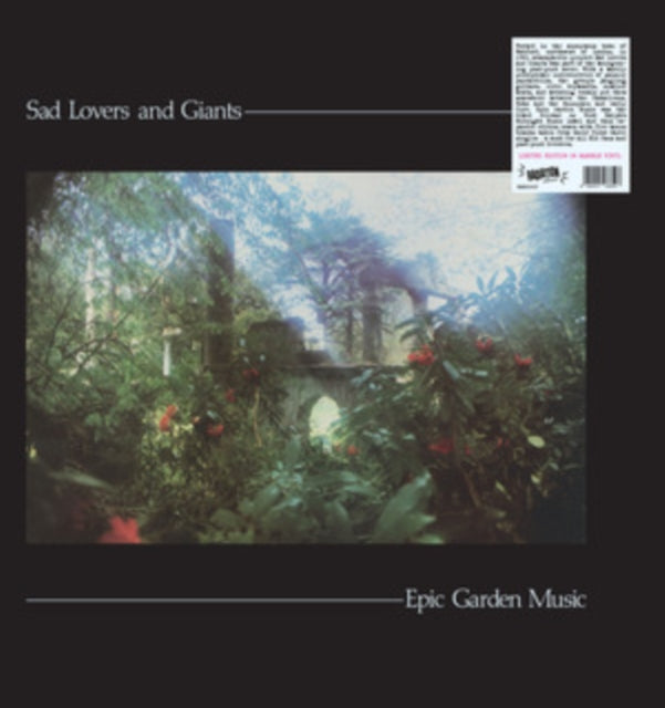 Sad Lovers and Giants: Epic Garden Music (Blue Marble Vinyl) - Vinyl