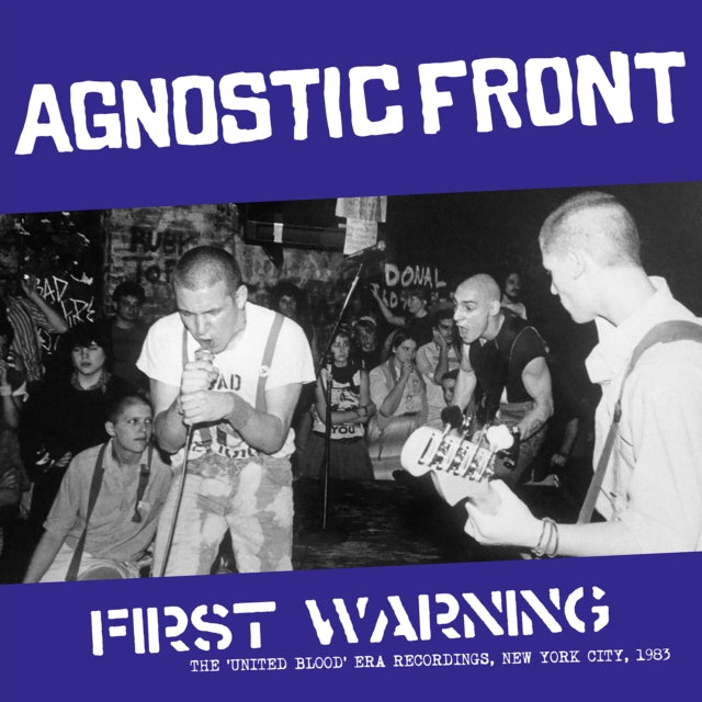 Agnostic Front: The United Blood-Era Recordings. New York City. 1983 (Blue Vinyl) - Vinyl