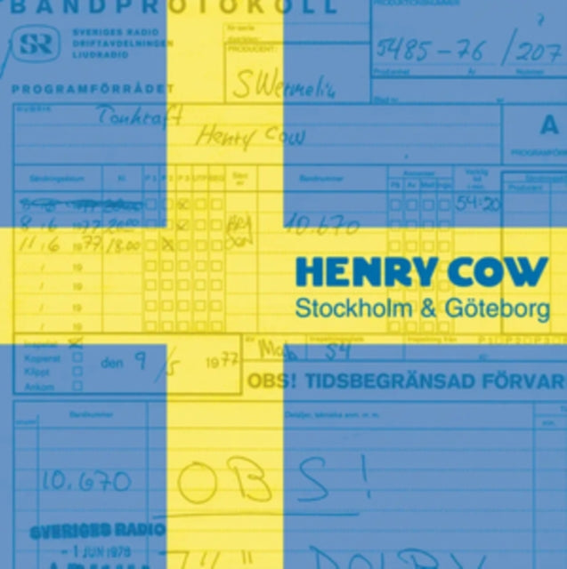 Henry Cow: Stockholm & Goteborg - Vinyl