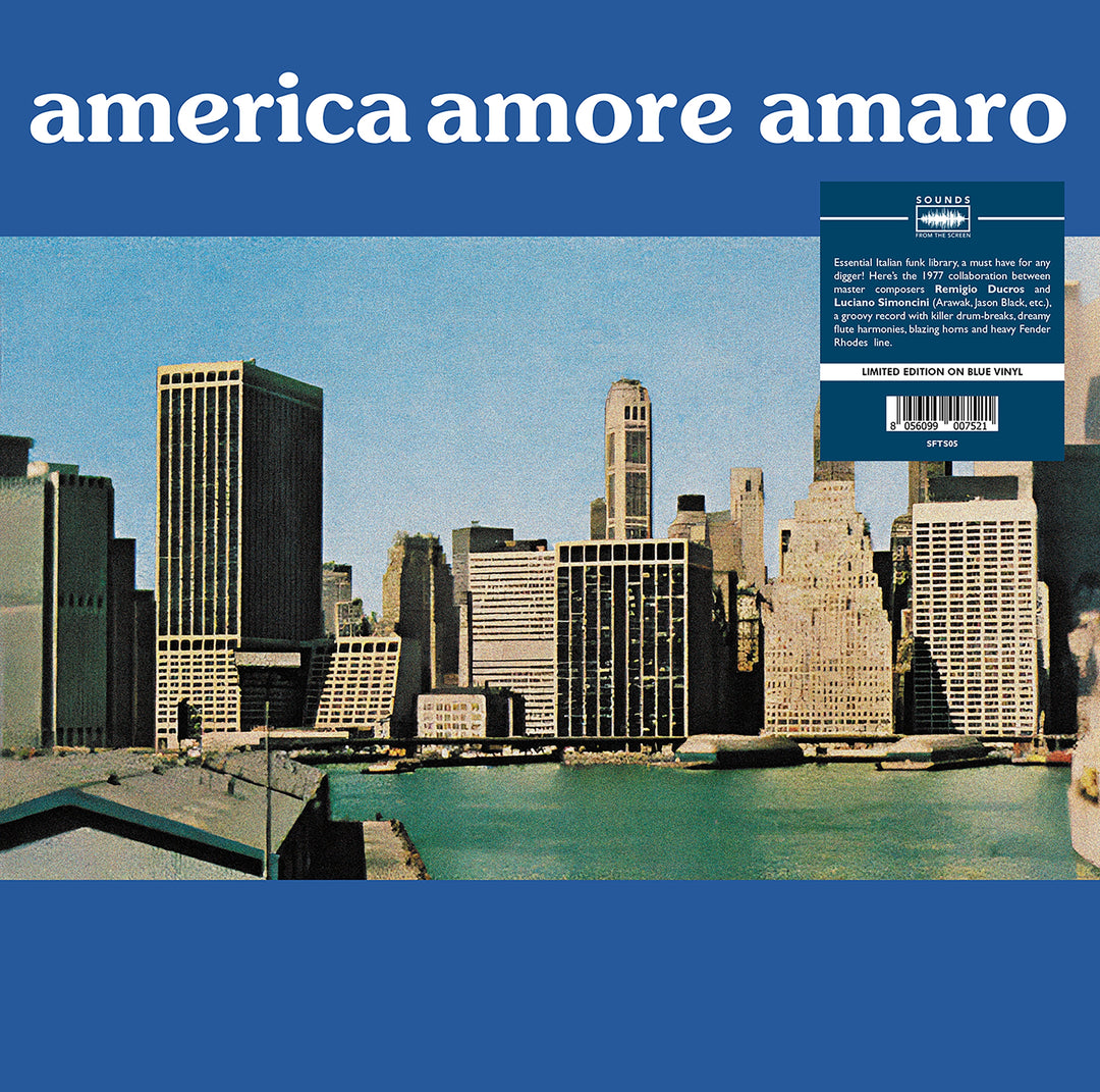 Remigio Du Cros / Luciano Simoncini: America Amore Amaro (Blue Vinyl) - Vinyl