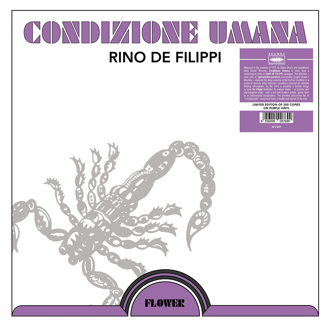 Rino De Filippi: Condizione Umana (Purple Vinyl) - Vinyl