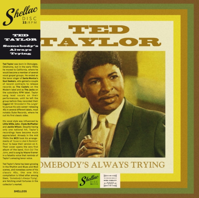 Ted Taylor: Somebodys Always Trying - Vinyl