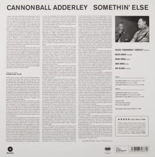 Cannonball Adderley: Somethin Else - Vinyl
