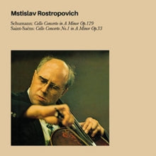 Mstislav Rostropovich: Schumann Cello Concerto In A Minor Op.129 / Saint-Saens Cello Concerto No.1 In A Minor Op.33 - CD