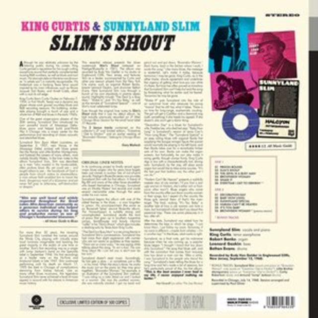King Curtis & Sunnyland Slim: King Curtis & Sunnyland Slim (Limited Edition) - Vinyl