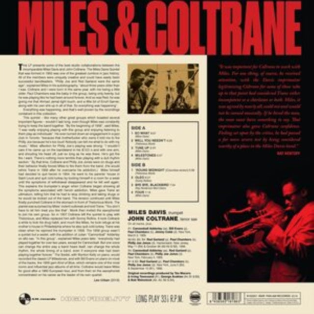 Miles Davis & John Coltrane: Miles & Coltrane - Vinyl