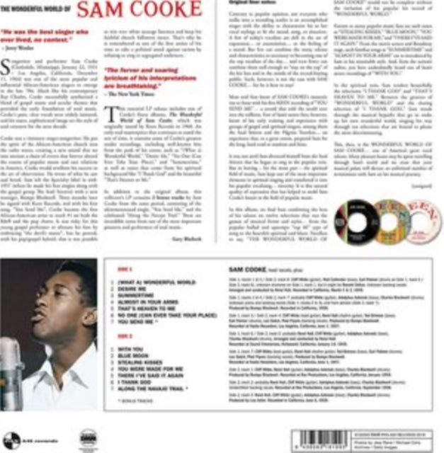 Sam Cooke: The Wonderful World Of Sam Cooke - Vinyl