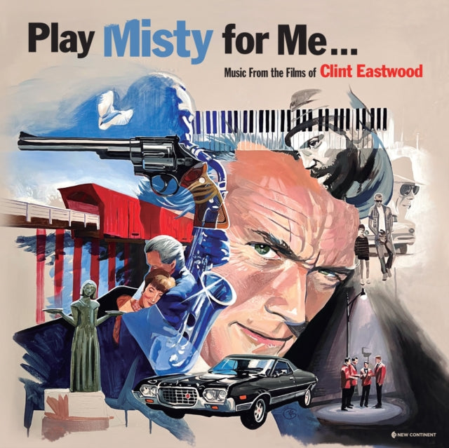 Various Artists: Play Misty For Me - Music From The Films Of Clint Eastwood (Blue Vinyl) - Vinyl