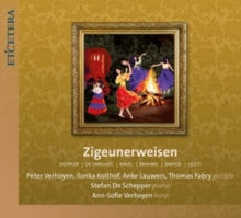 Peter Verhoyen / Ilonka Kolthof / Anke Lauwers / Thomas Fabry: Zigeunerweisen: Bartok / Ravel / Dopper / De Sarasate - CD