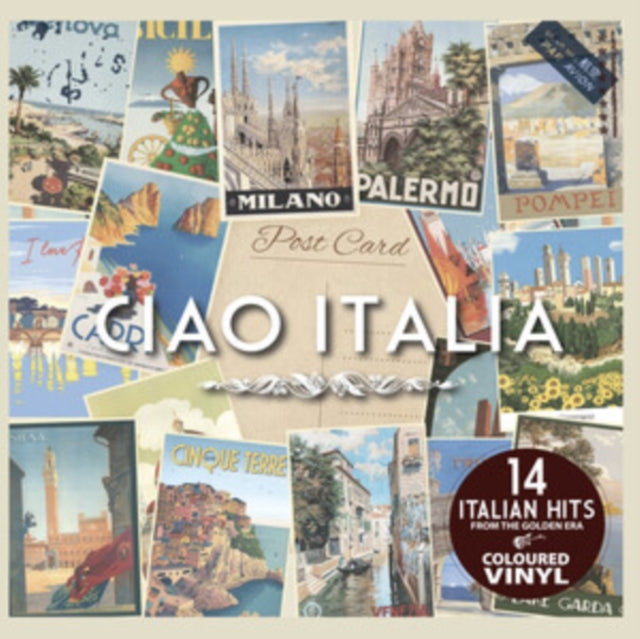 Various Artists: Ciao Italia (Limited Edition) (Crystal Clear/Solid Silver/Solid Blue Vinyl) - Vinyl