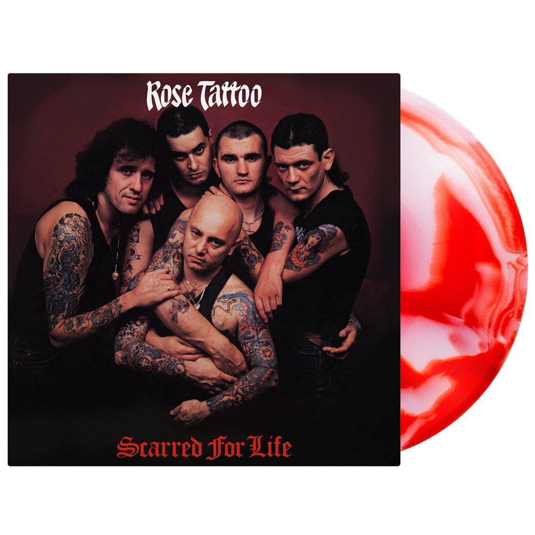 Rose Tattoo: Scarred For Life (Limited Edition) (Red/White Swirl Vinyl) - Vinyl