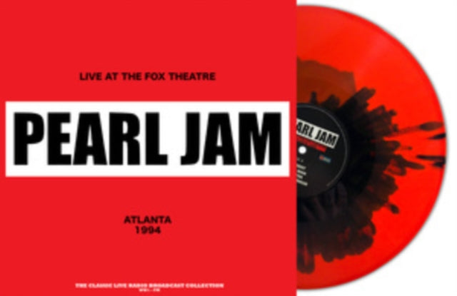 Pearl Jam: Live At The Fox Theatre 1994 (Red/Black Splatter Vinyl) - Vinyl