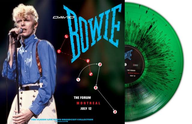 David Bowie: Live At The Forum Montreal 1983 (Green/Black Splatter Vinyl) - Vinyl