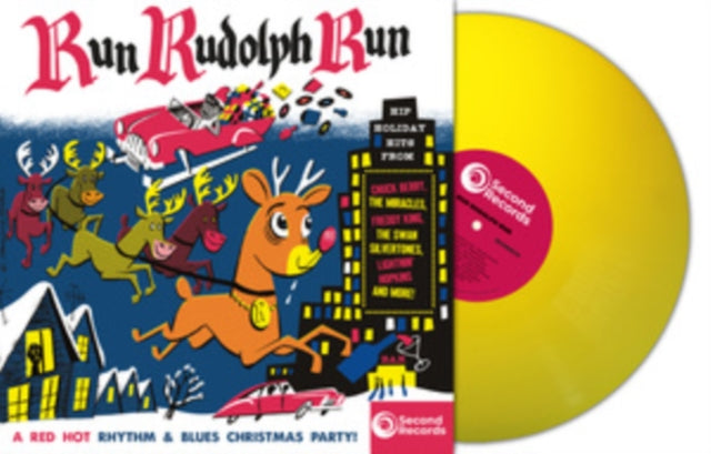 Various Artists: Run Rudolph Run (Yellow Vinyl) - Vinyl